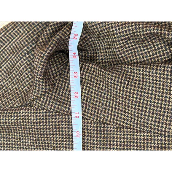 Christian Brooks 44R Men's Blazer Brown Houndstooth Sport Coat Made In The USA, - Picture 16 of 16